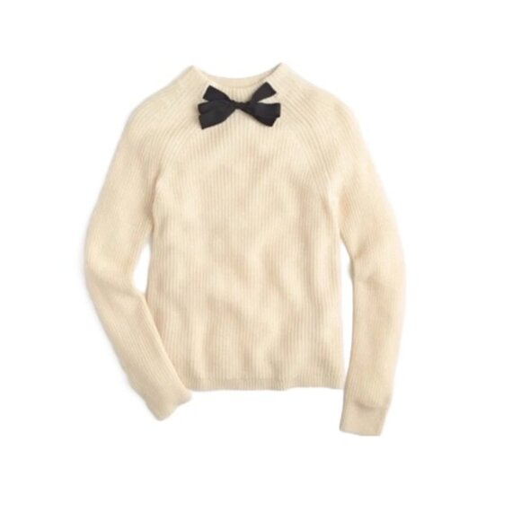 NEW-XXS-J.Crew Gayle tie-neck sweater